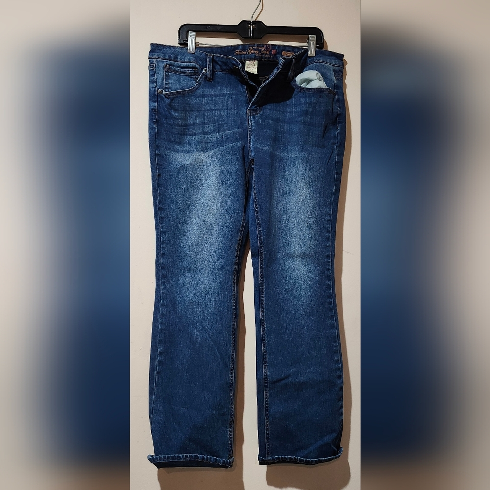 Faded Glory Classic Blue Denim Jeans Size 16